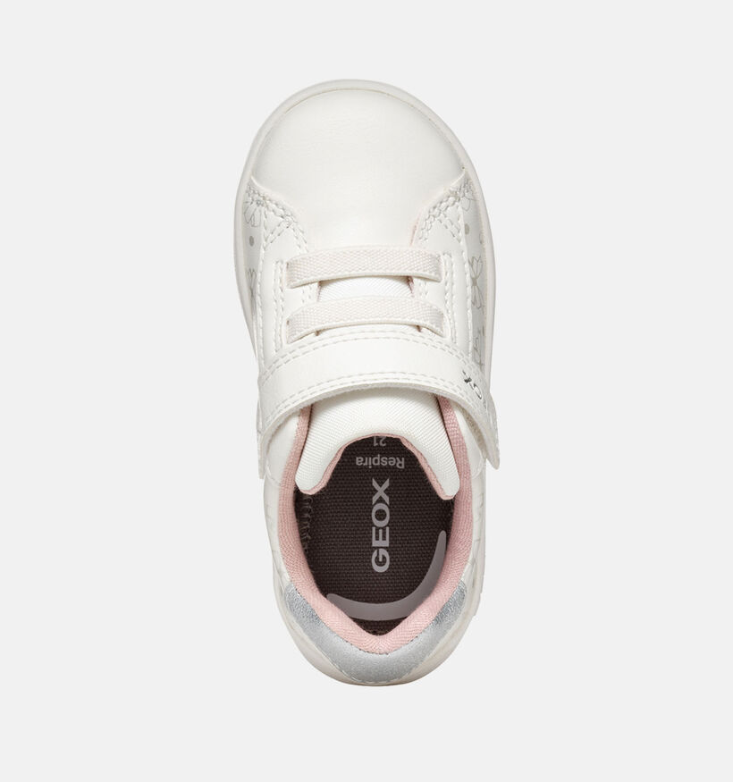 Geox Eclyper Witte Babyschoentjes voor meisjes (351926) - geschikt voor steunzolen