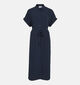 Vila Jacota Robe mi-longue en Bleu fonc&eacute; pour femmes (374282)