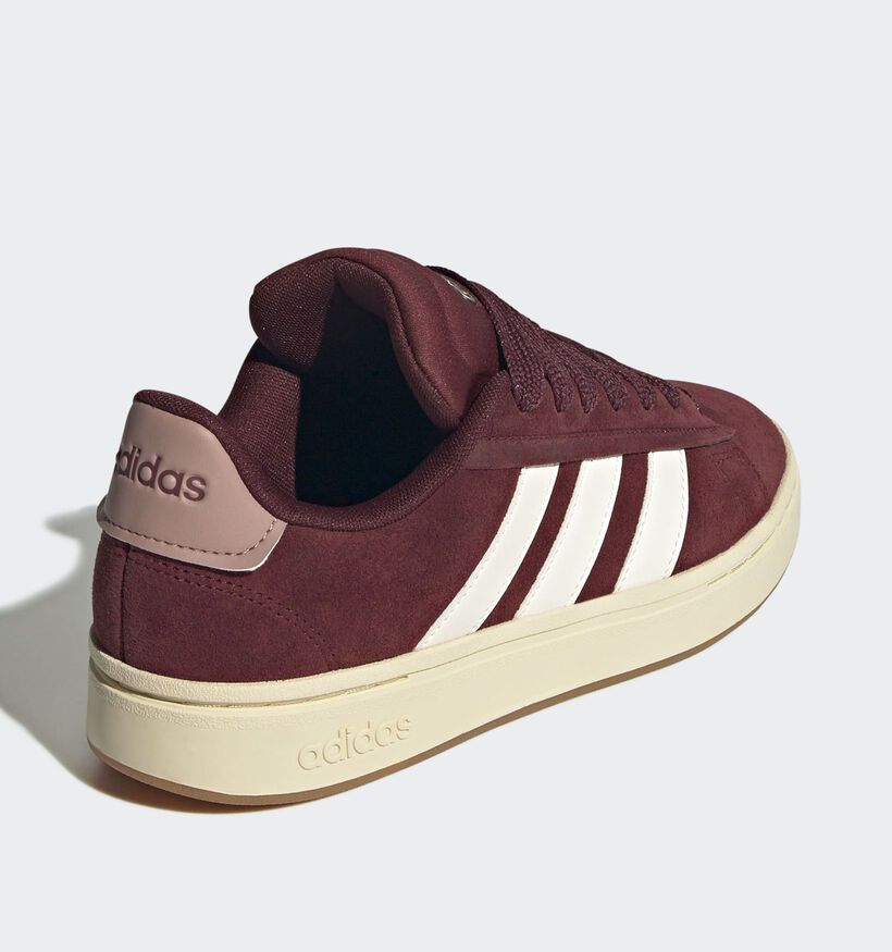 adidas Grand Court Alpha 00s Baskets sportives en Rouge pour femmes (357107) - pour semelles orthopédiques