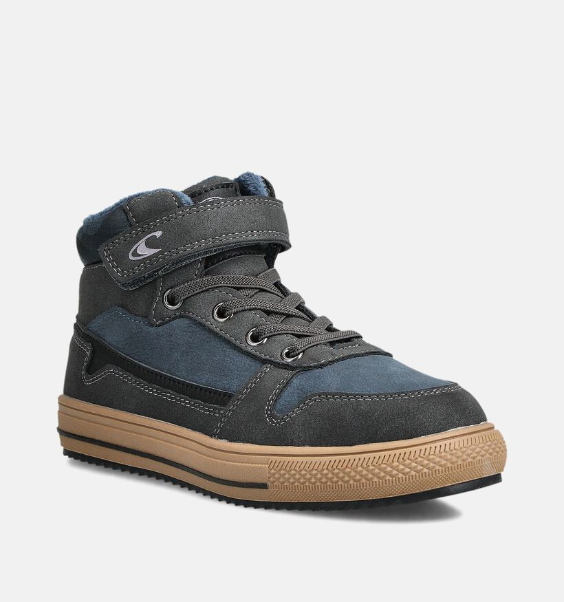 O'Neill Matts Mid Grijze/Blauwe Sneakers voor jongens, meisjes (363281)