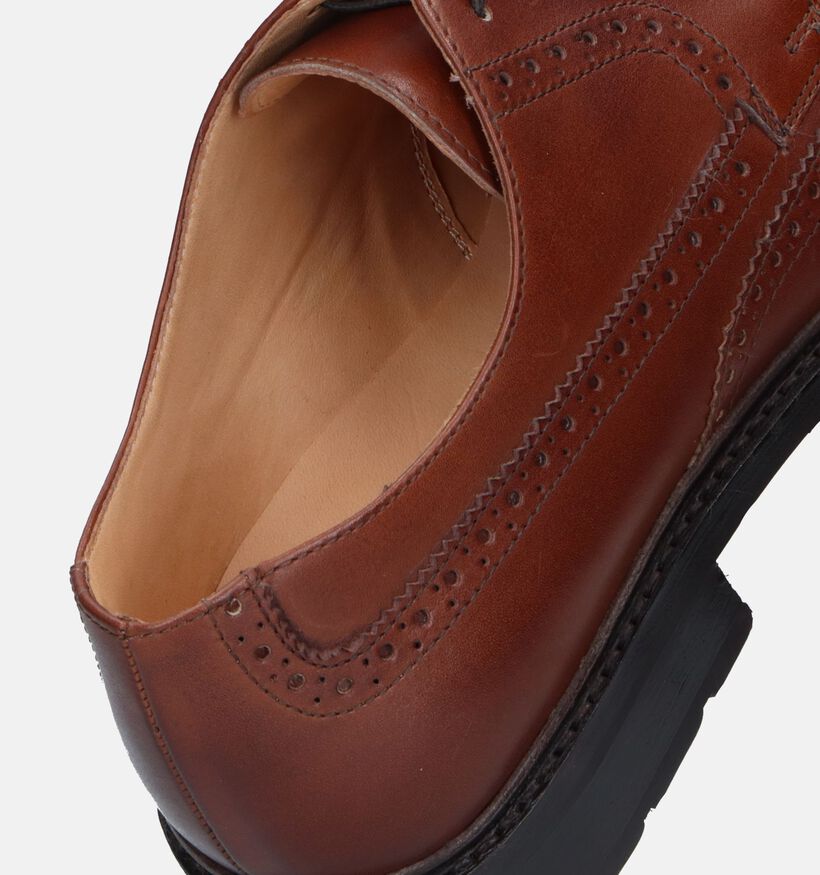 Ambiorix Grayson Cognac Geklede Veterschoenen voor heren (327702)