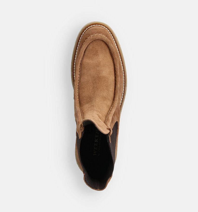 Weekend Bottines Chelsea en Camel pour femmes (364184)