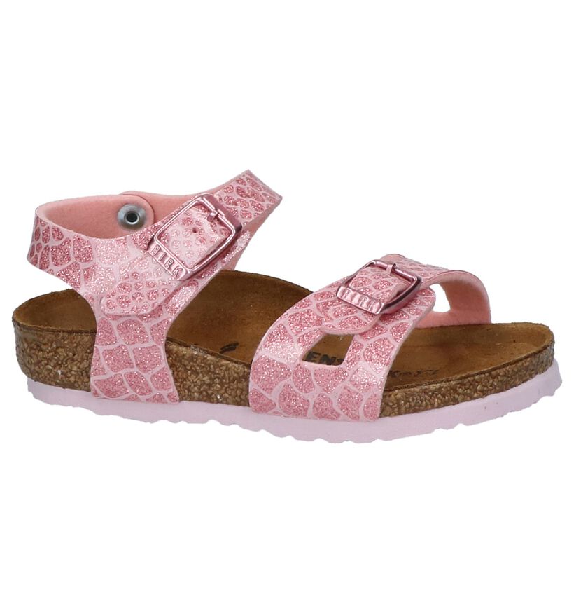 Birkenstock Rio Sandales en Rose pour filles (338101)