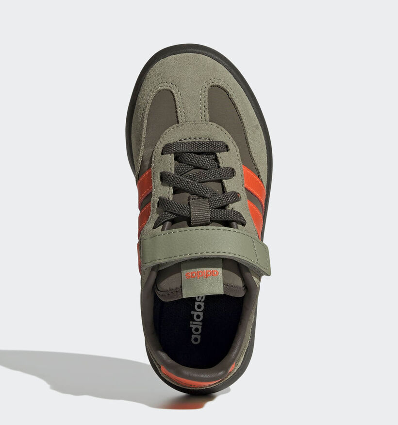 adidas Barreda Decode Kakigroene Sneakers voor jongens (365366) - geschikt voor steunzolen
