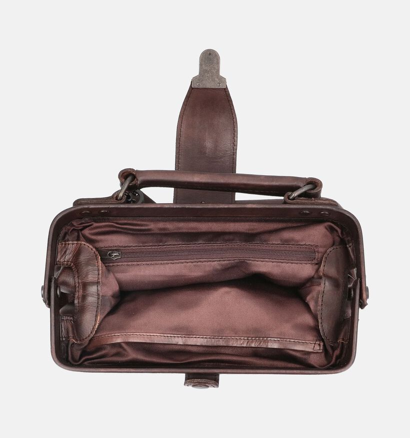 Bear Design Sac &agrave; main en Brun fonc&eacute; pour femmes (382111)