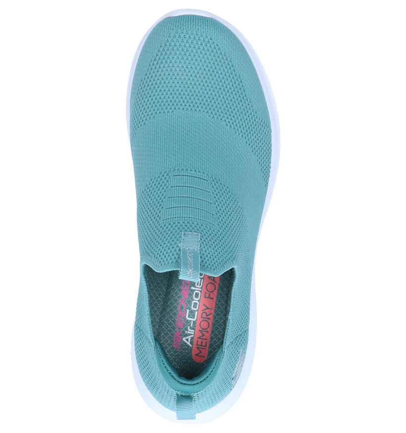 Skechers Ultra Flex First Take Zwarte Slip-on Sneakers voor dames (310629) - geschikt voor steunzolen