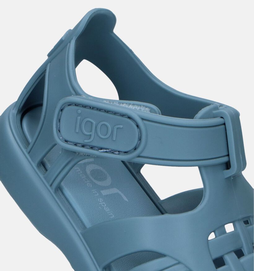 Igor Chaussures d'eau en Bleu pour filles, garçons (340875)