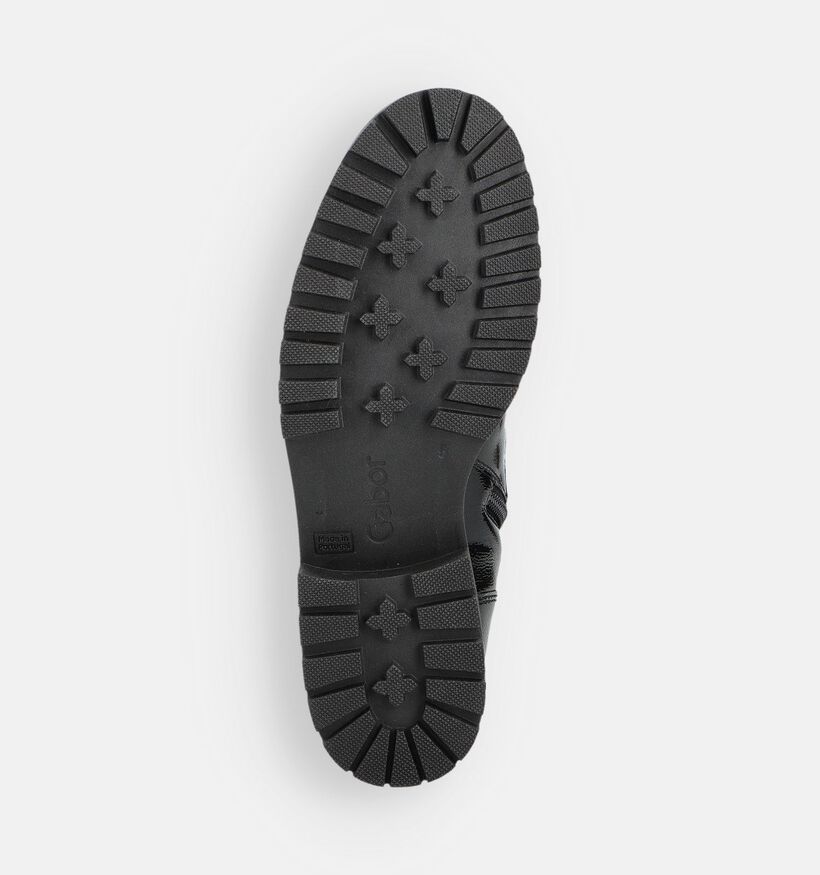 Comfort Boots à lacets en Noir pour femmes (360283) - pour semelles orthopédiques