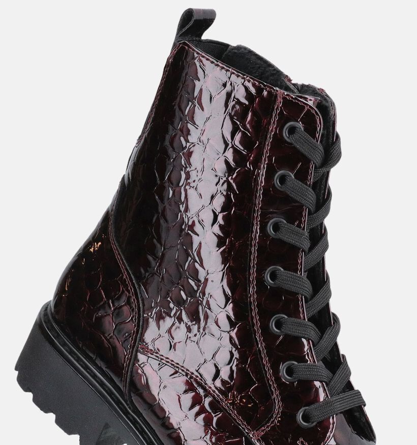 Relife Bordeaux Boots met Veter en Rits voor dames (377803)
