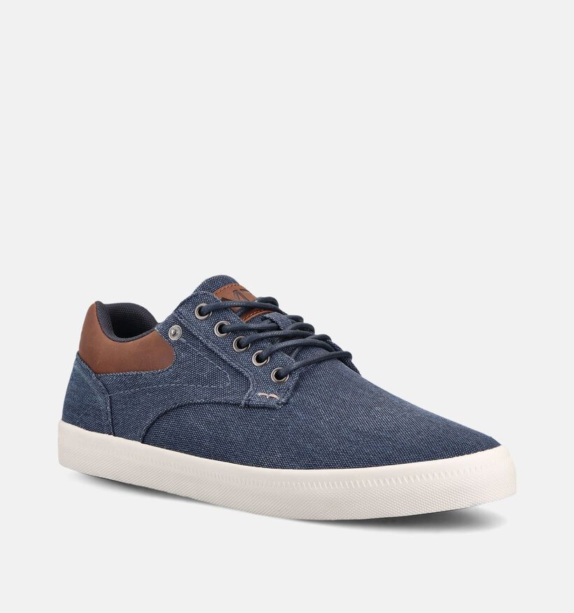 Marco Tozzi Blauwe Sneakers voor heren (371658) - geschikt voor steunzolen
