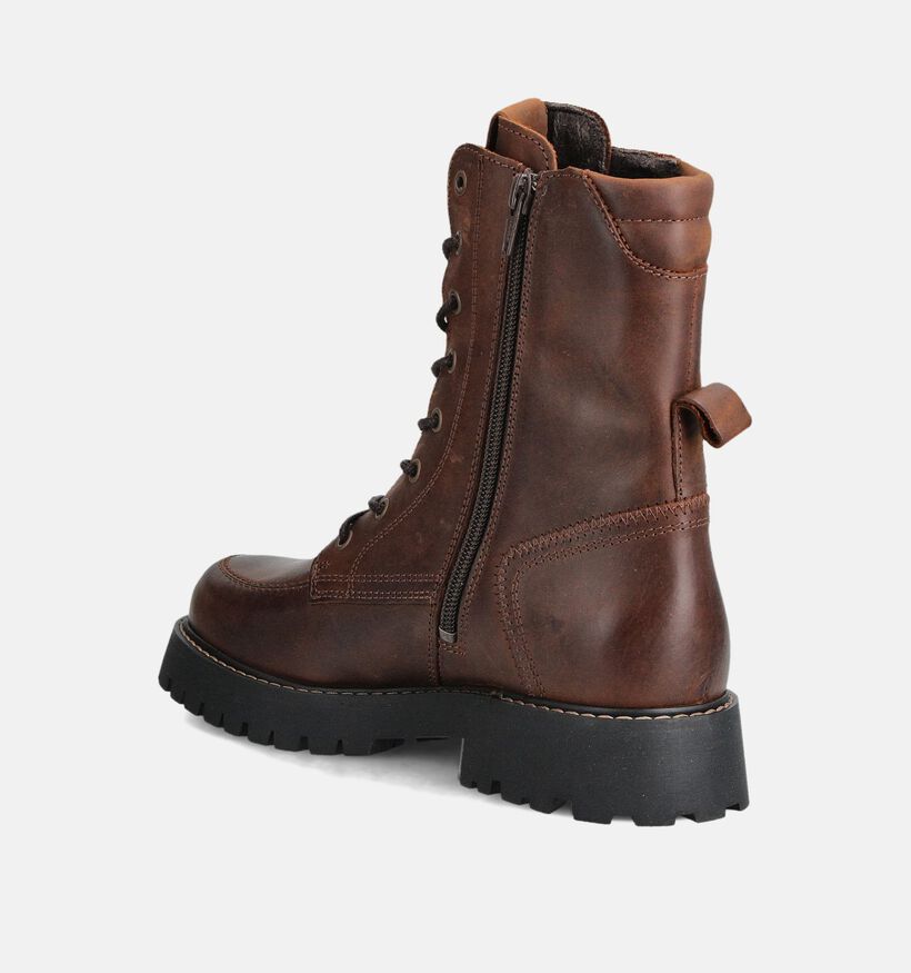 Laurent David Boots à lacets en Marron pour femmes (364489)