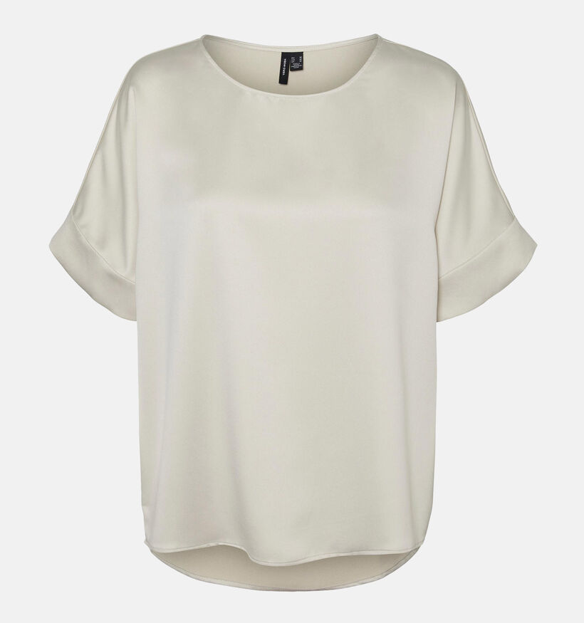 Vero Moda Merle T-shirt en Beige pour femmes (346130)