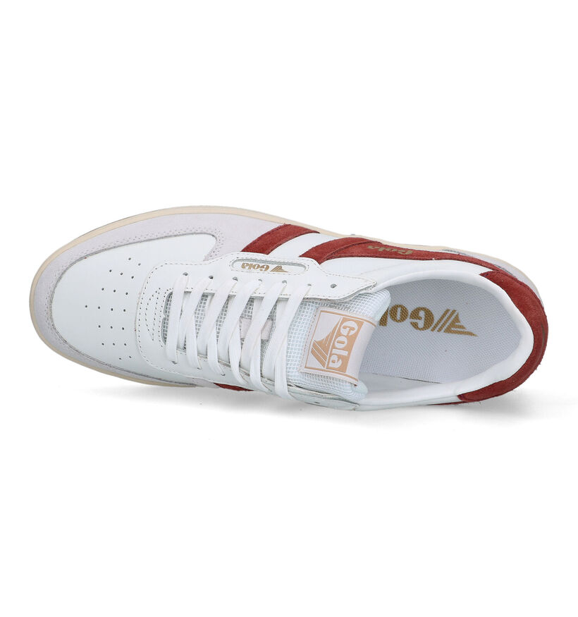 Gola Hawk Witte Sneakers voor heren (336345) - geschikt voor steunzolen