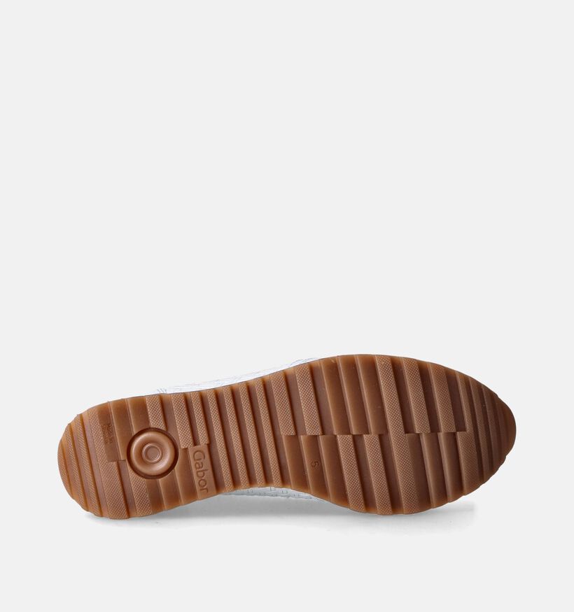 Gabor OptiFit Baskets en Blanc pour femmes (352048) - pour semelles orthopédiques