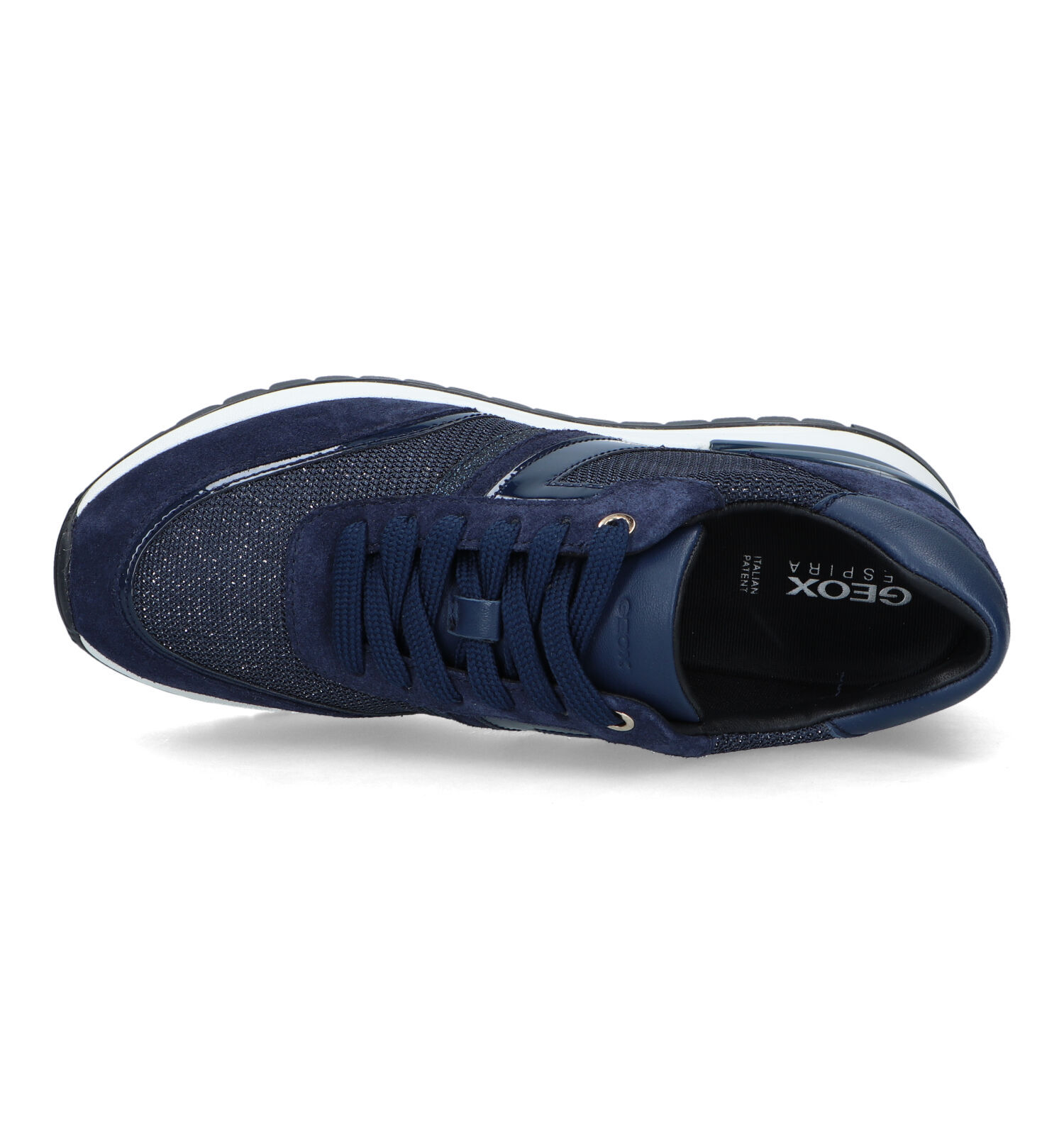 Geox Desya Blauwe Sneakers Dames Sneakers Online op TORFS.BE