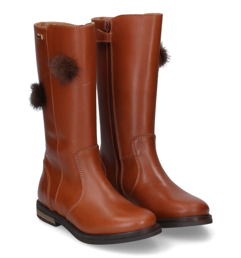 STONES and BONES Patil Bottes basses en Cognac pour filles (313920) - pour semelles orthopédiques