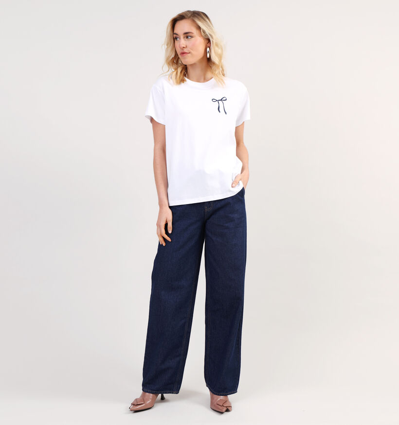 SISTERS POINT Witte T-shirt voor dames (359305)