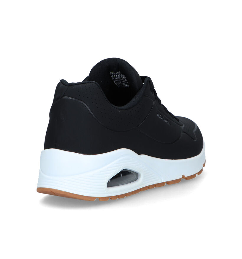 Skechers Uno Stand On Air Zwarte Sneakers voor heren (324561) - geschikt voor steunzolen