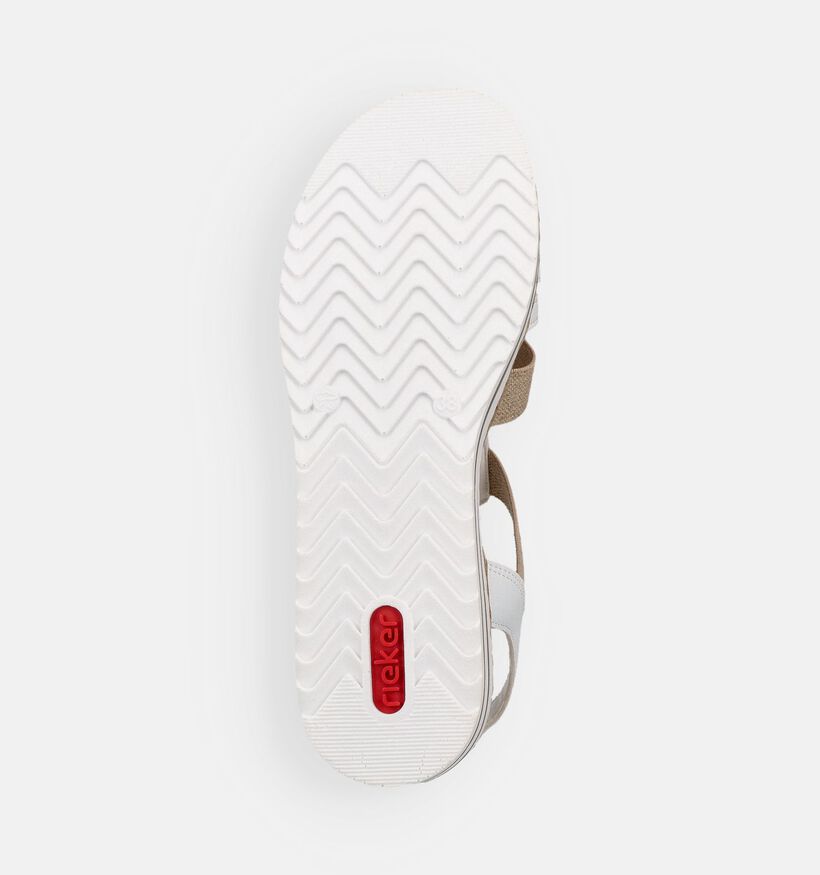 Rieker Witte Sandalen voor dames (370377)