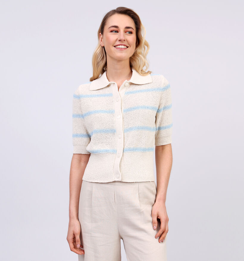 Vero Moda Cherry Beige Trui met knopen voor dames (353163)