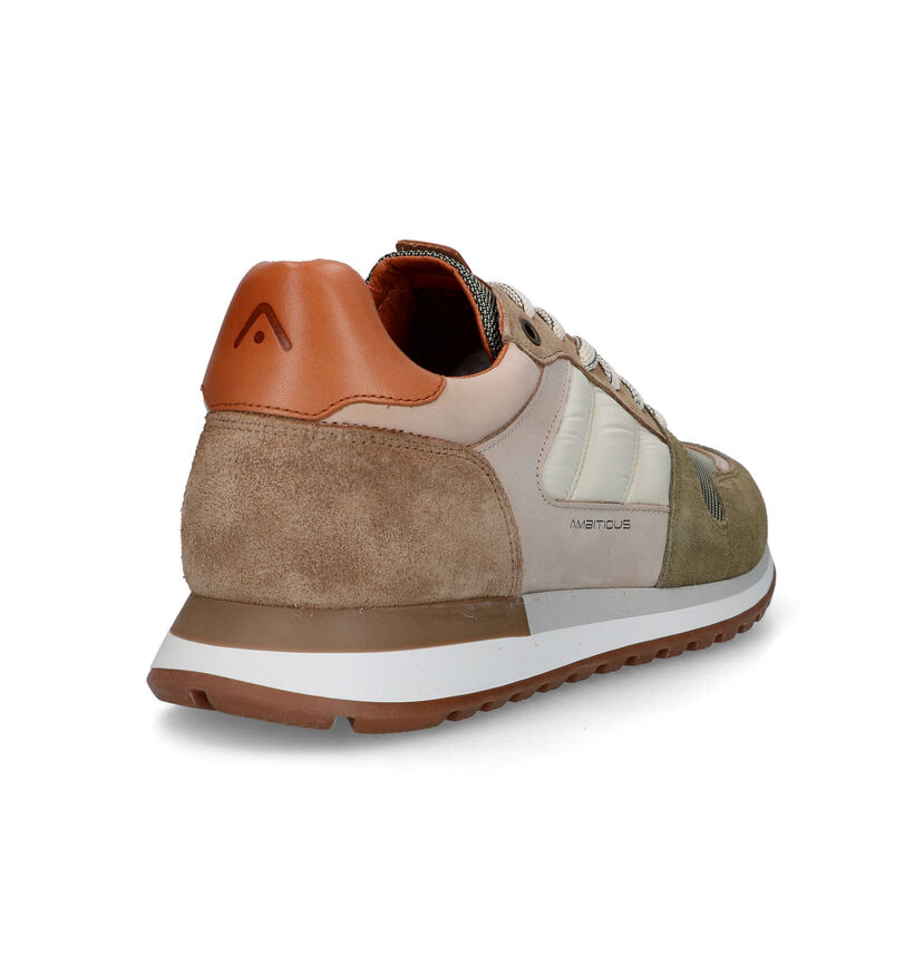 Ambitious Grizz Chaussures &agrave; lacets en Vert Kaki pour hommes (321960)