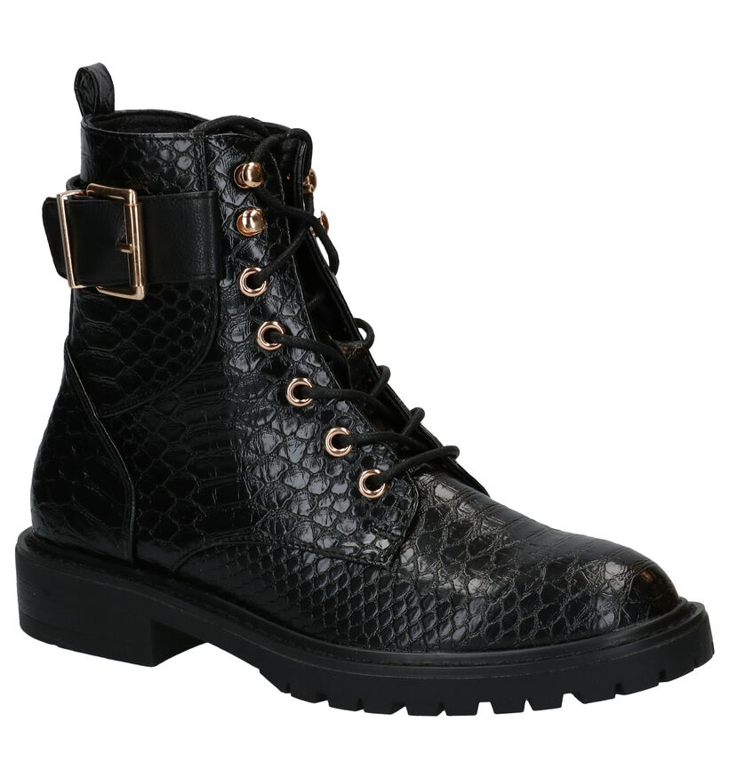 Youh! Zwarte Boots in kunstleer (277410)