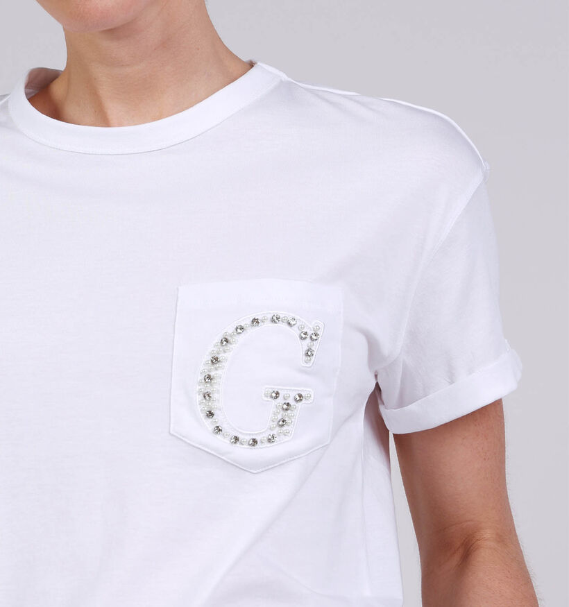 Guess Witte T-shirt voor dames (370360)