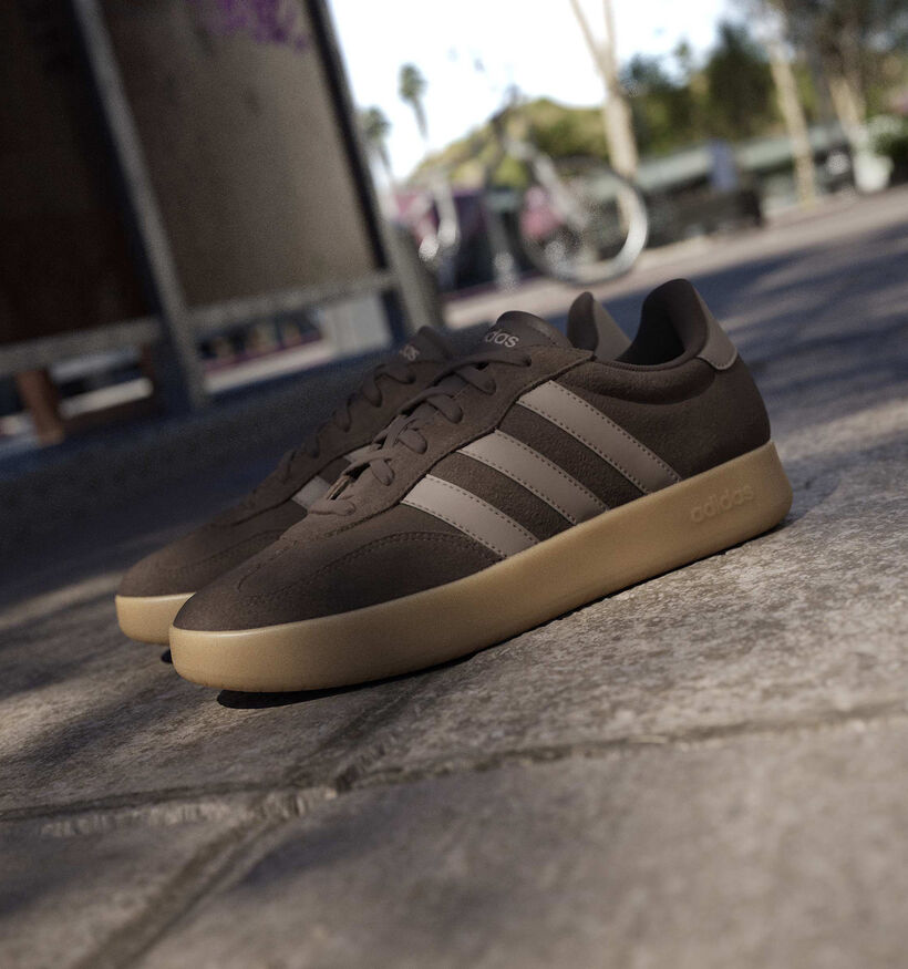 adidas Barreda Donkerbruine Sneakers voor heren (375319)