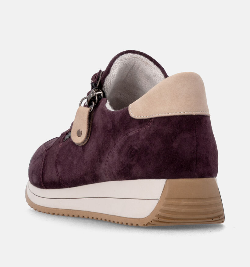 Remonte Bordeaux Schoenen met Rits en Veter voor dames (376593) - geschikt voor steunzolen