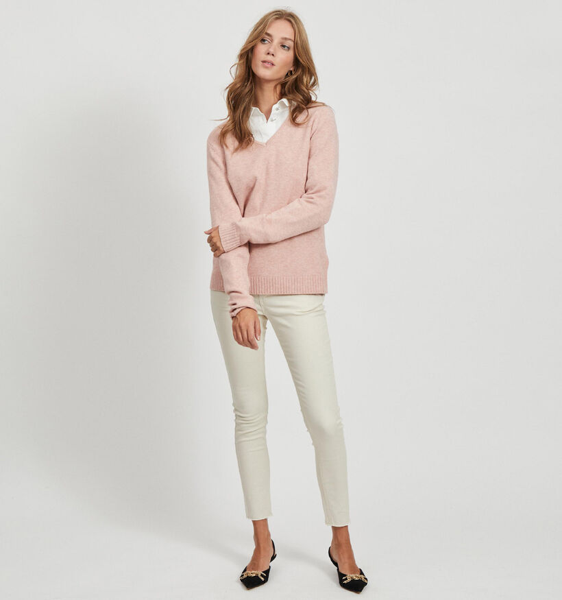 Vila Ril Groene Gebreide trui voor dames (328846)
