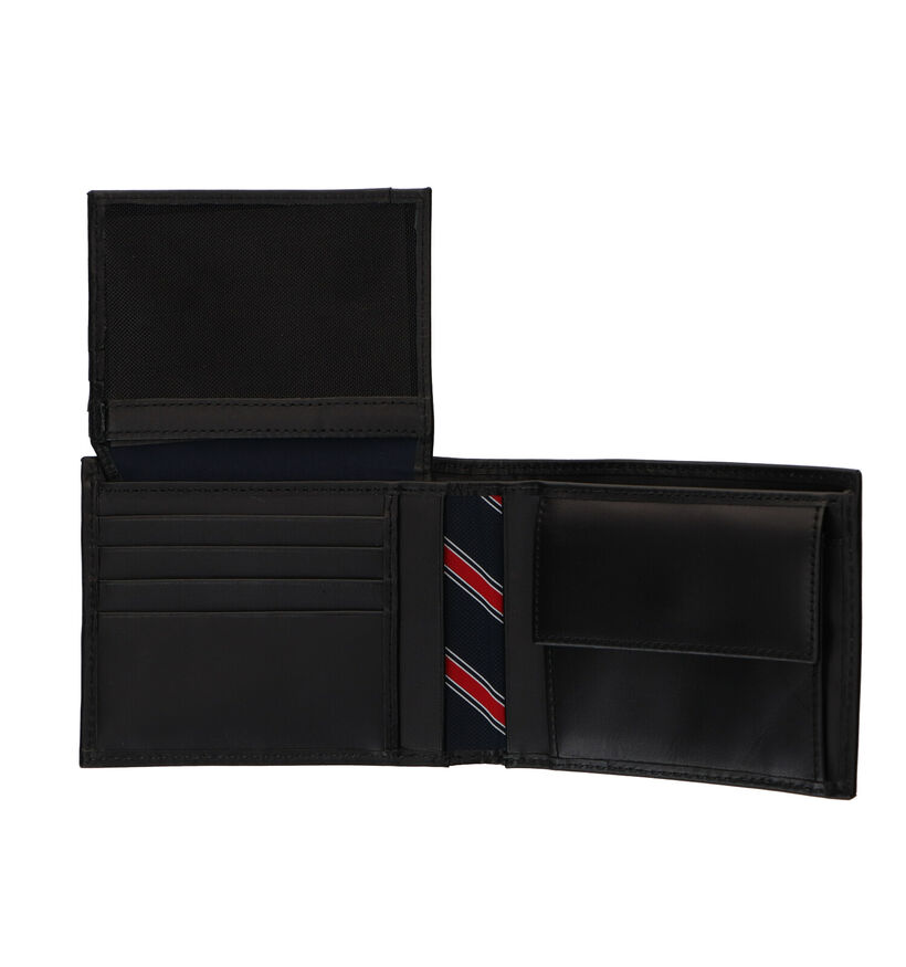 Tommy Hilfiger Zwarte Portefeuille met Sleutelhanger in leer (257047)