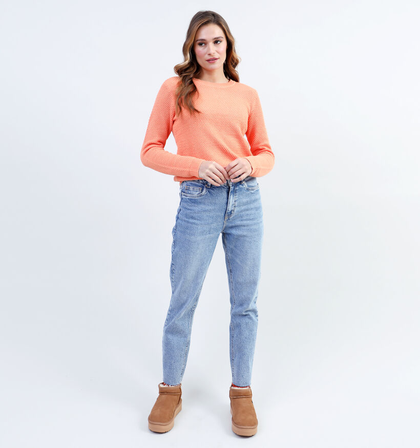 Vila Dalo Pull en Orange pour femmes (335446)