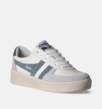 Gola Grandslam Low Baskets White/Moonlight/Fuchsia/White/Slate/Shadow