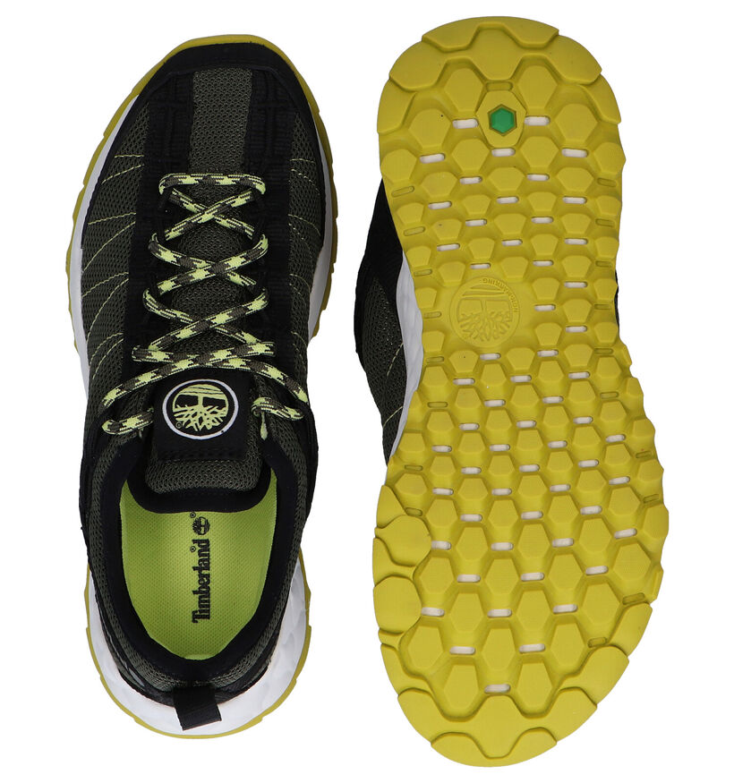 Timberland Solar Wave Baskets en Kaki en textile (286046)