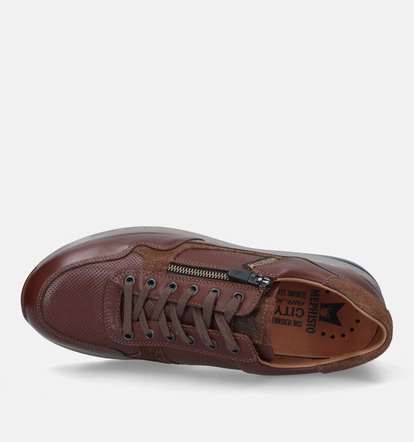 Mephisto Bradley Randy Cognac Veterschoenen voor heren (354624) - geschikt voor steunzolen