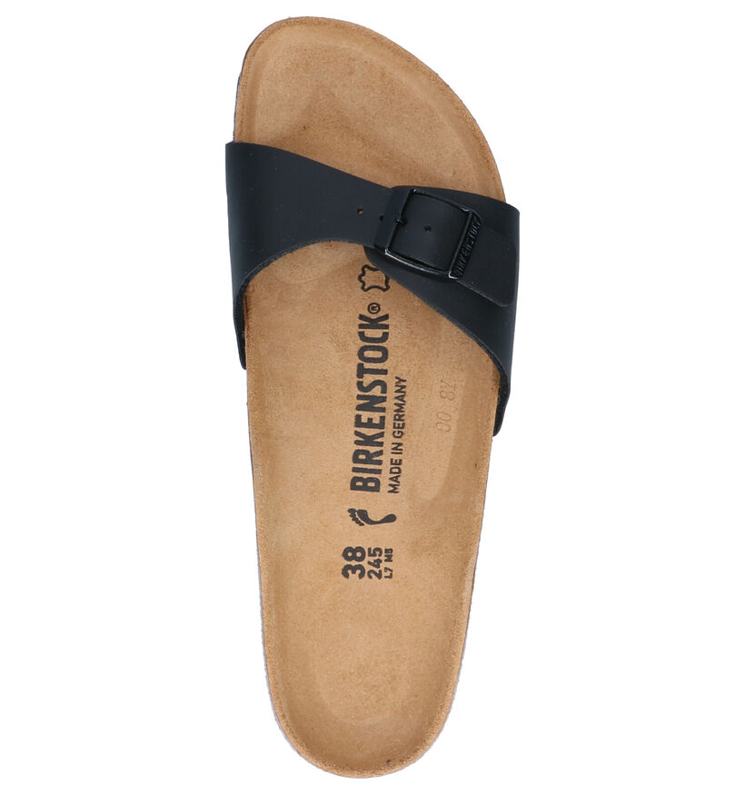Birkenstock Madrid Birko-Flor Witte Slippers voor dames (338044)
