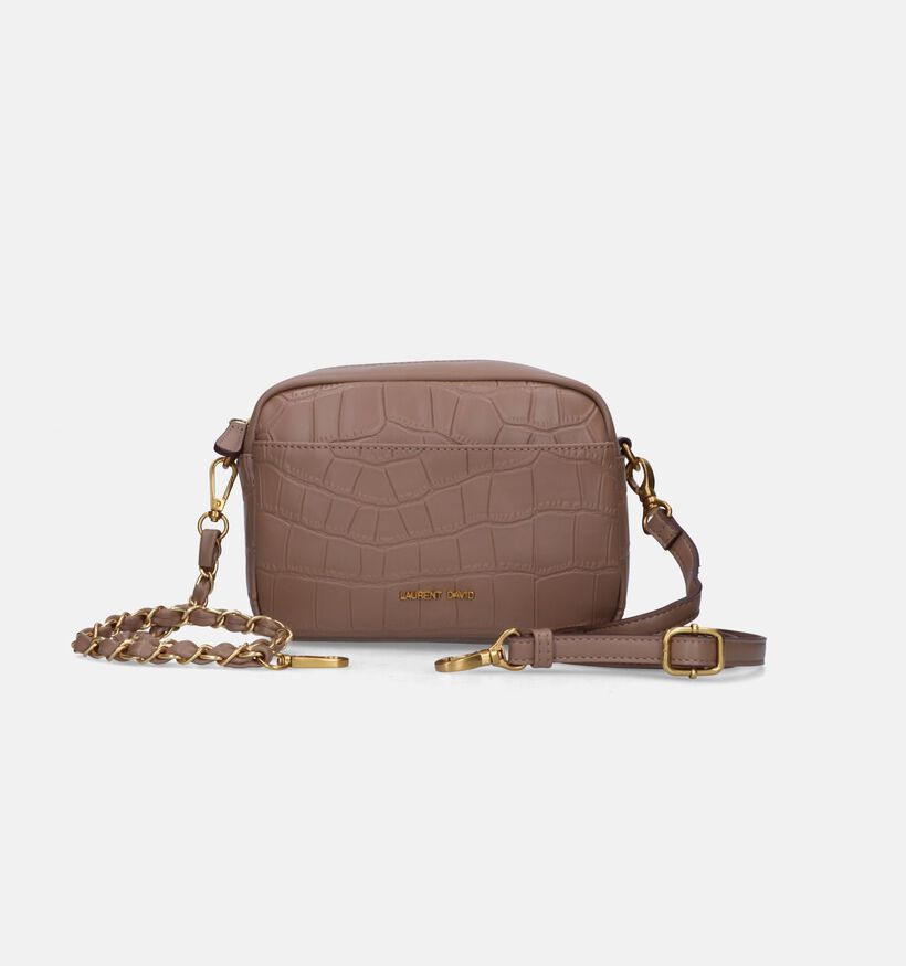 Laurent David Taupe Crossbody Tas voor dames (333639)