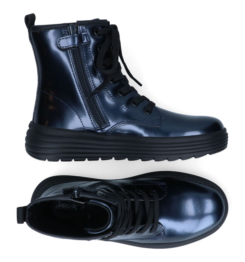 Geox Phaolae Blauwe Boots in kunstleer (317656)