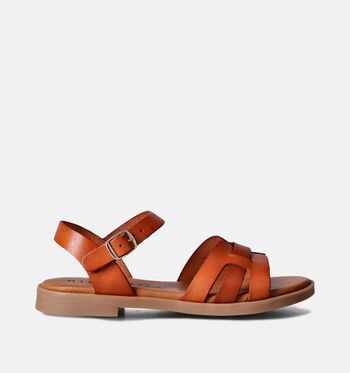 Milo & Mila Sandales Cognac