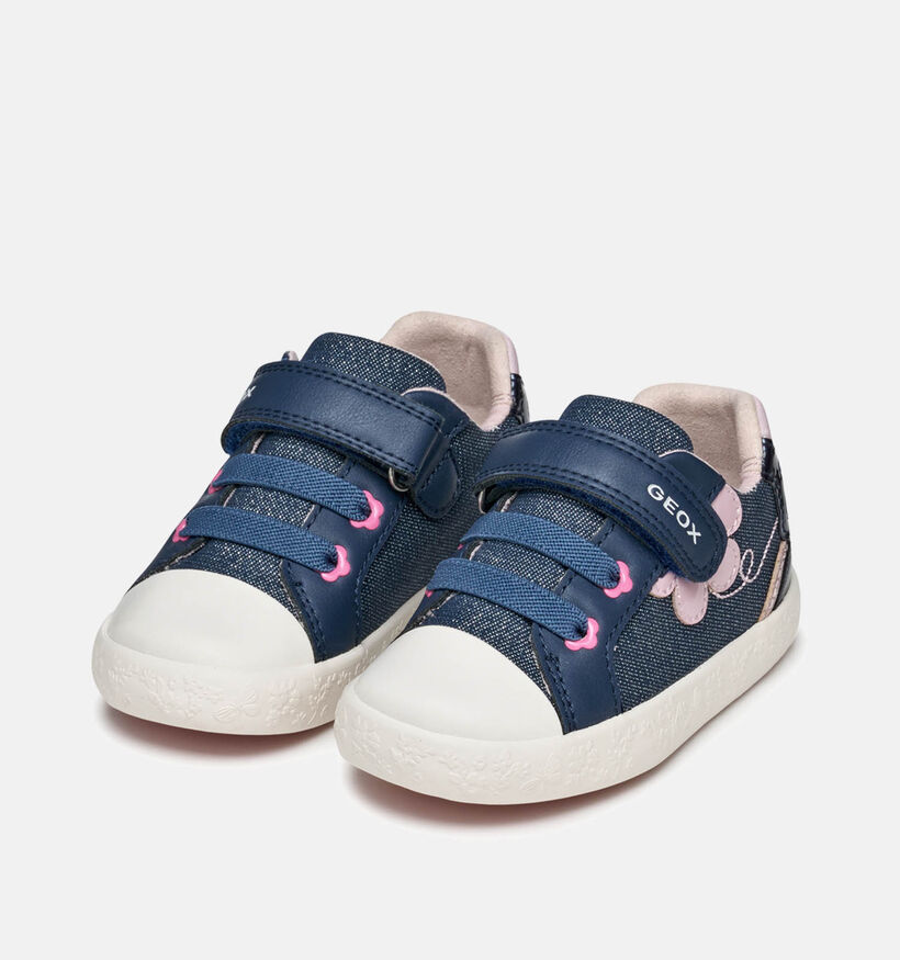 Geox Gisli Blauwe Babyschoentjes voor meisjes (356402) - geschikt voor steunzolen