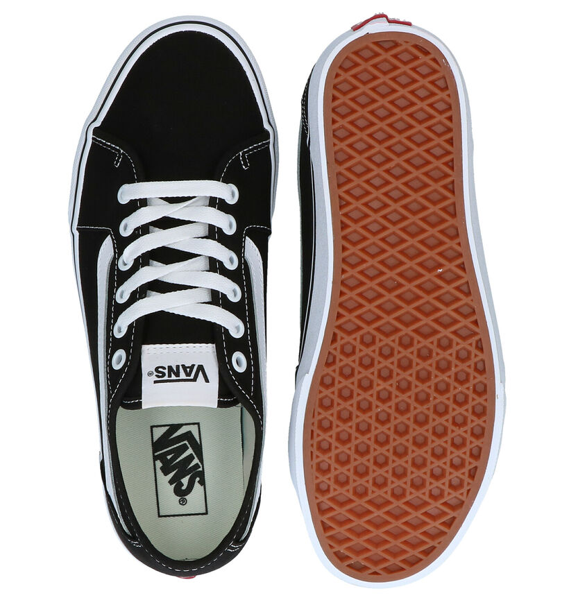 Vans Filmore Decon Baskets en Noir en textile (287209)