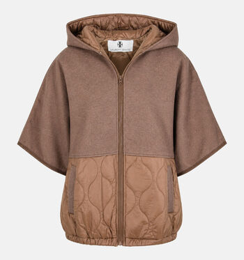 Laurent David Manteaux Marron/Bordeaux