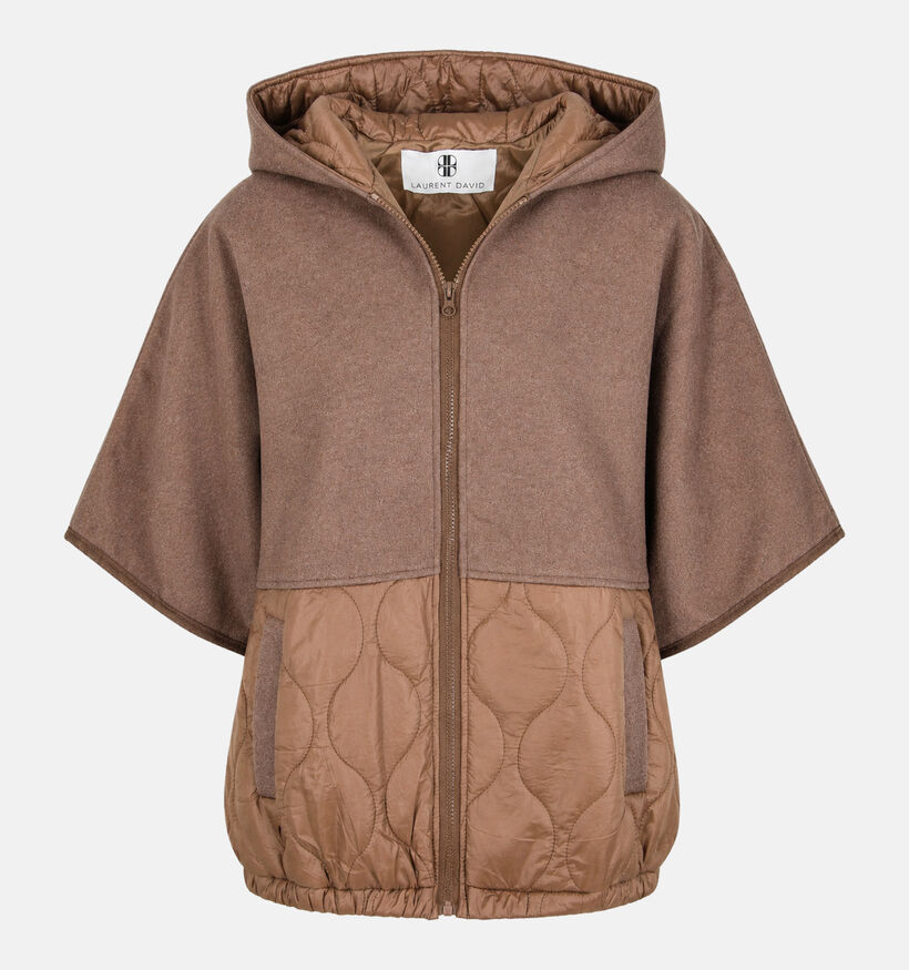 Laurent David Cordoba Donkerbruine Korte Jas voor dames (382018)