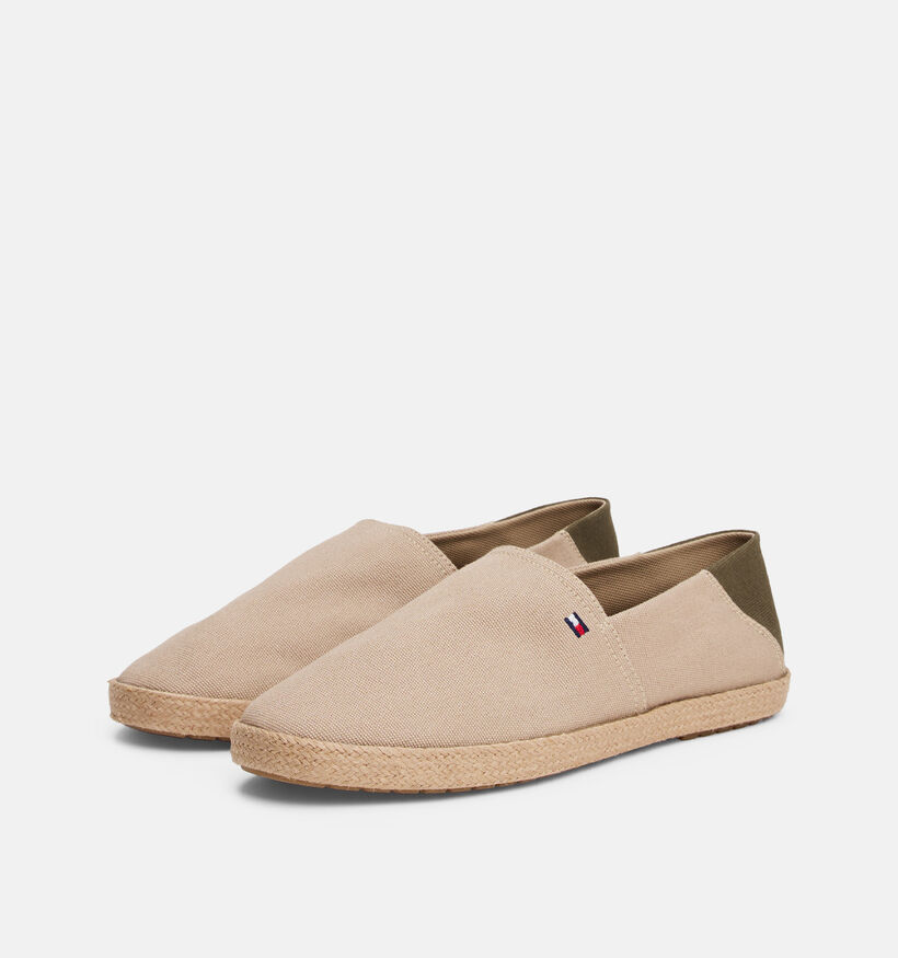 Tommy Hilfiger Core Textile Beige Espadrilles voor heren (369306) - geschikt voor steunzolen