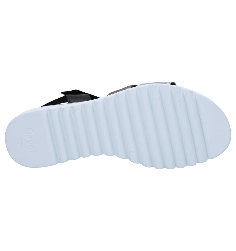 Gabor Best Fitting Zilveren Sandalen in leer (271578)