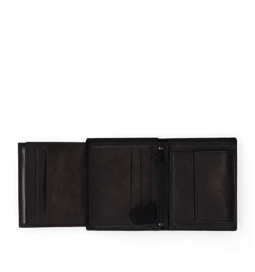 Euro-Leather Zwarte Portefeuille voor heren (353559)
