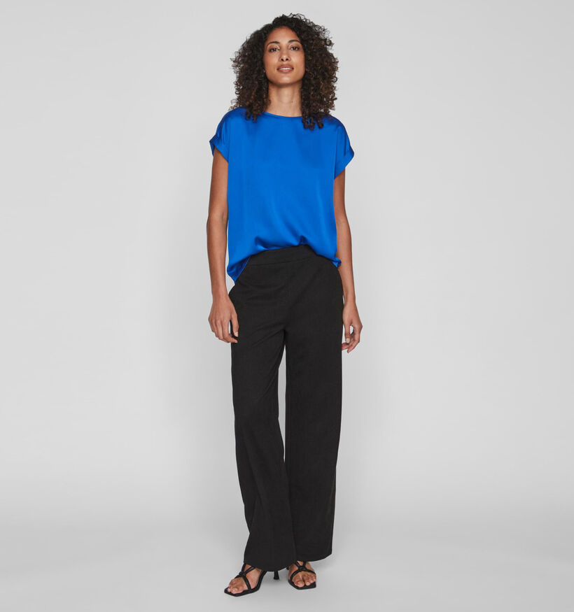 Vila Ellette Groene Satijnen Blouse voor dames (328836)