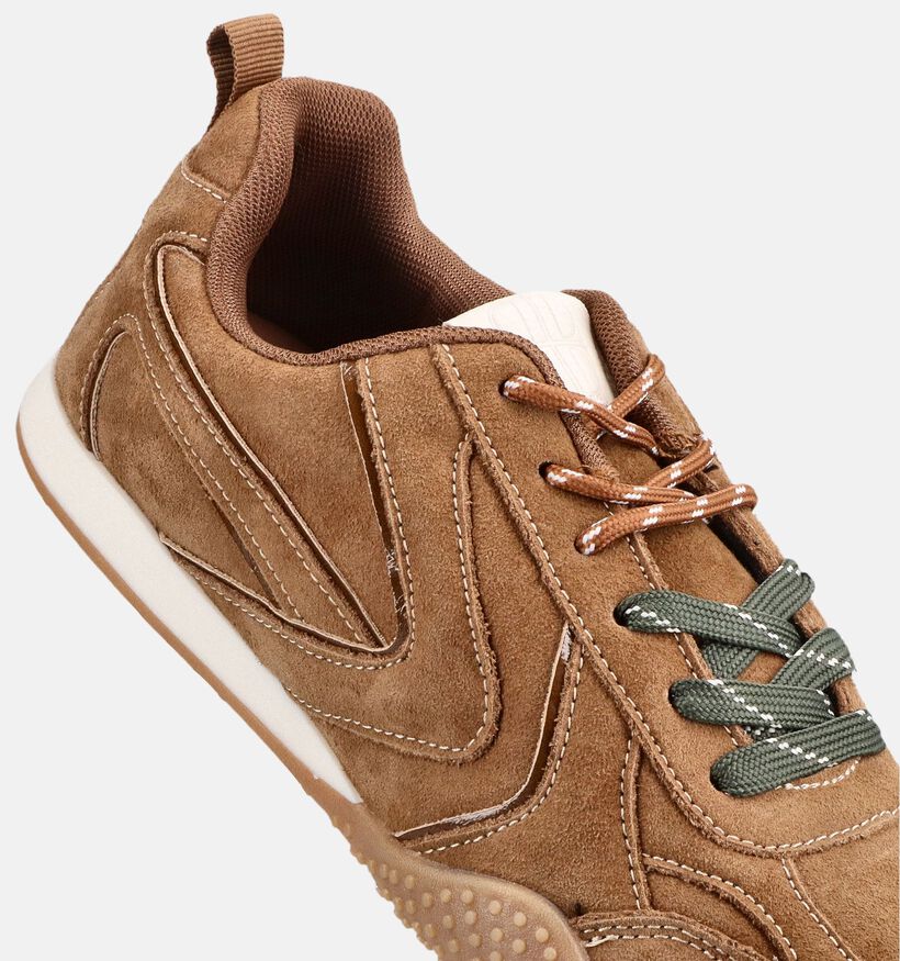 Laurent David Bruine Schoenen met Veters voor dames (380983) - geschikt voor steunzolen