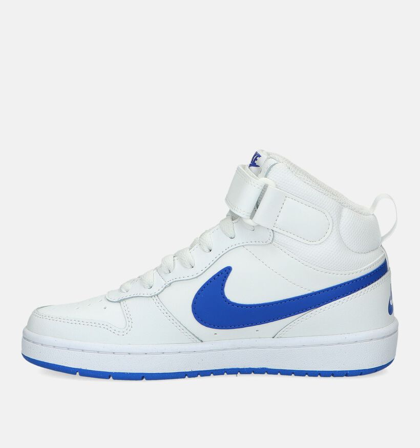 Nike Court Borough Witte Sneakers voor jongens, meisjes (328373)