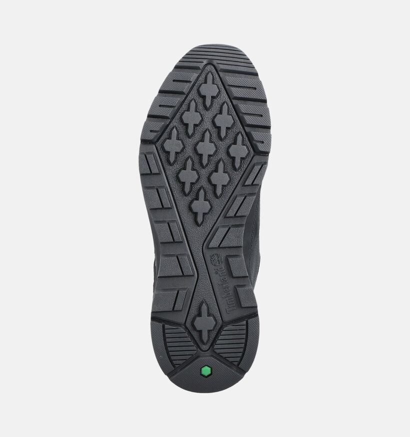 Timberland Euro Grid Mid Baskets basses en Noir pour hommes (378146) - pour semelles orthop&eacute;diques